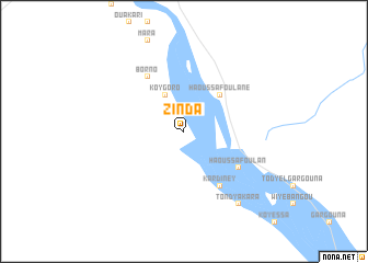 map of Zinda