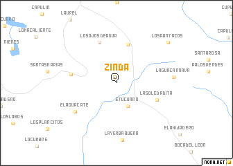 map of Zinda