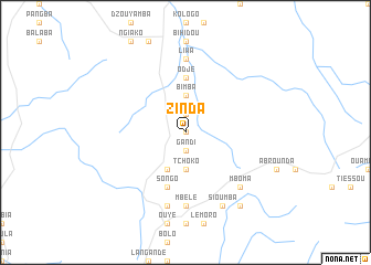 map of Zinda