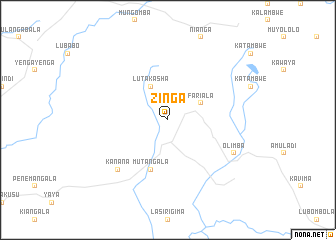 map of Zinga