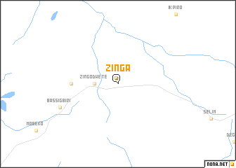 map of Zinga