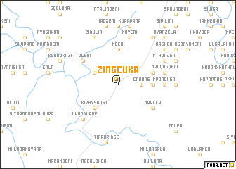 map of Zingcuka