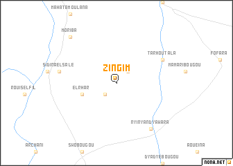 map of Zingim