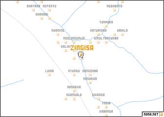 map of Zingisa