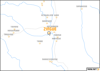 map of Zingue