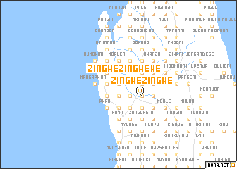map of Zingwe Zingwe