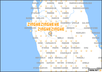 map of Zingwe Zingwe