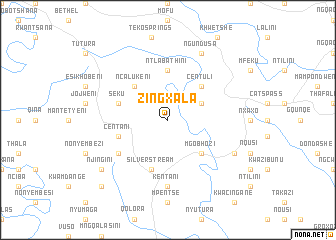 map of Zingxala