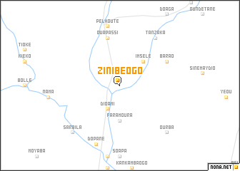 map of Zinibéogo