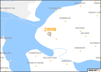 map of Zinino