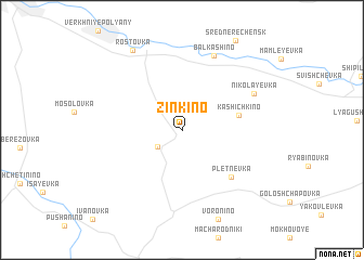 map of Zinkino