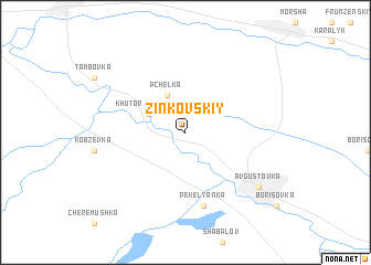 map of Zin\