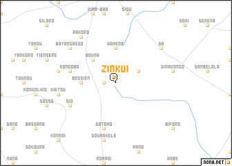 map of Zinkui