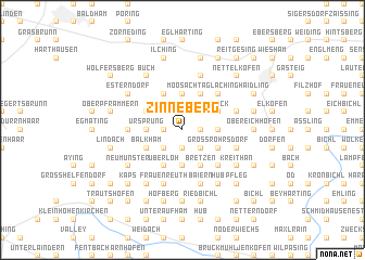 map of Zinneberg