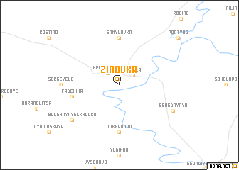 map of Zinovka
