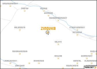 map of Zinovka