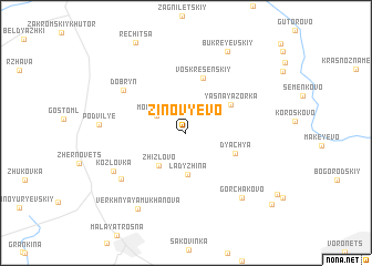 map of Zinov\