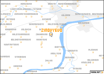 map of Zinov\