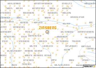 map of Zinsberg