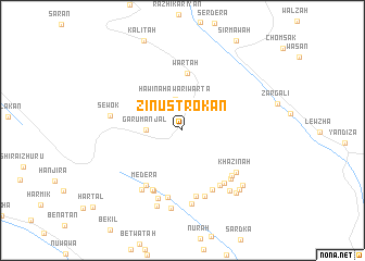 map of Zinu Strokān