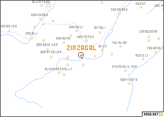 map of Zinzagal