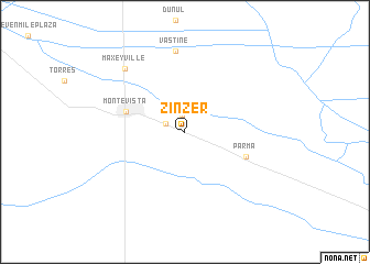 map of Zinzer