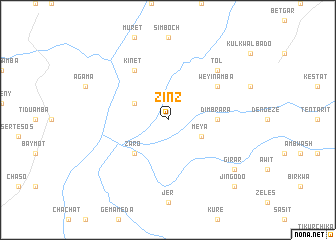 map of Zinz