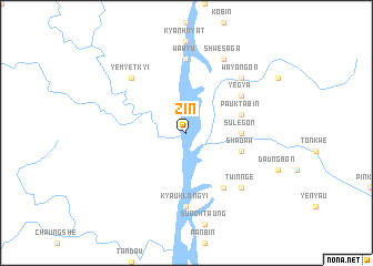 map of Zin