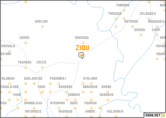 map of Ziou