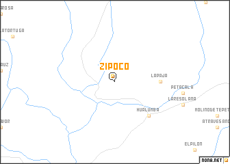 map of Zipoco