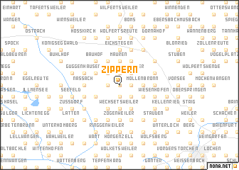 map of Zippern