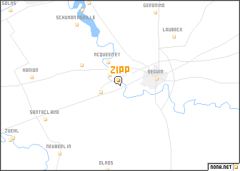 map of Zipp