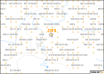 map of Zips