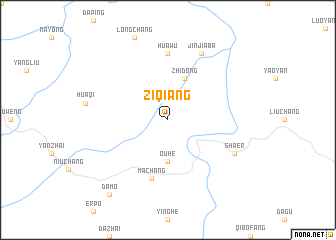 map of Ziqiang