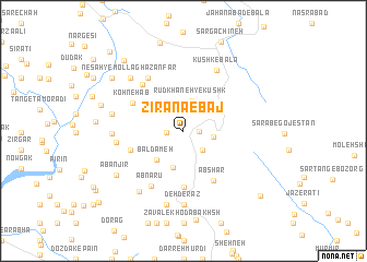 map of Zīr ‘Anā\