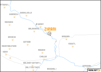 map of Zirani