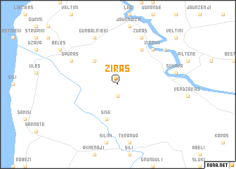 map of Ziras