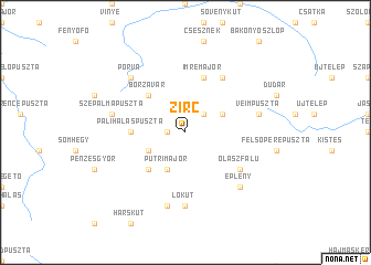 map of Zirc