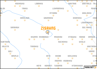 map of Zisawng