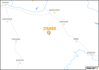 map of Zishan