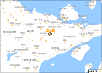 map of Zishi