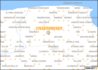 map of Zissenhausen