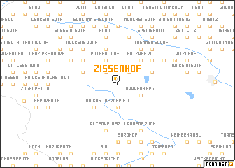 map of Zissenhof