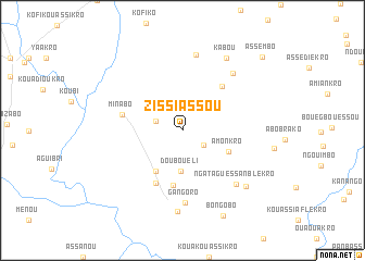 map of Zissiassou