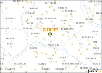 map of Zitanes