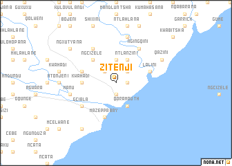 map of Zitenji