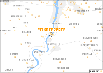 map of Zitko Terrace