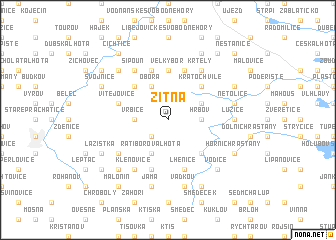 map of Žitná