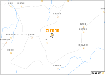 map of Zitono