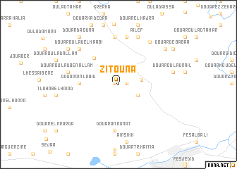 map of Zitouna